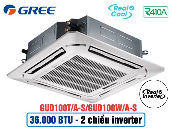 Điều hòa âm trần Gree 2 chiều inverter GUD100T/A-S/GUD100W/A-S 36000BTU