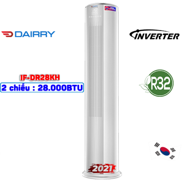 Điều hòa tủ đứng Dairry 2 chiều inverter IF-DR28KH 28000BTU