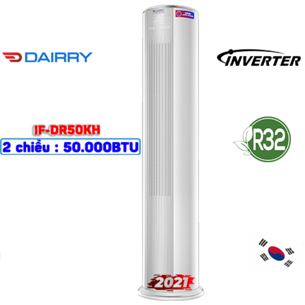 Điều hòa tủ đứng Dairry 2 chiều inverter IF-DR50KH 50000BTU